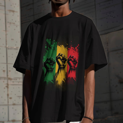 Revolution Hands Printed Oversized Unisexual T-Shirts