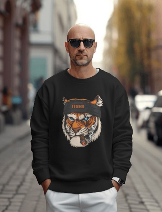 Roaring Elegance Printed Sweatshirt