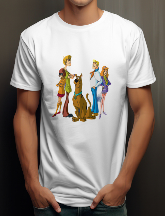 Scooby-Doo Spooky Printed T-Shirt