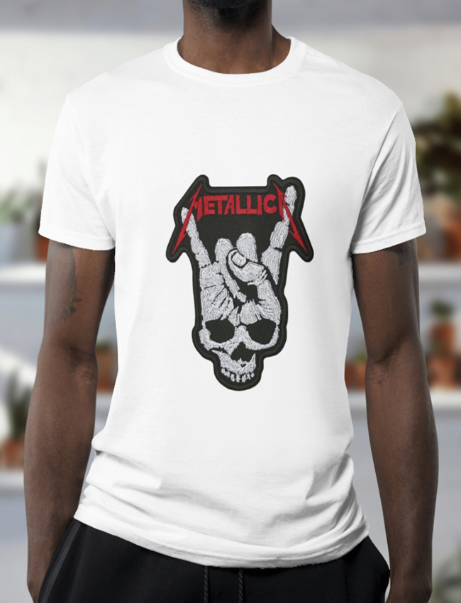 Skull Thrash Metallica Printed T-Shirt