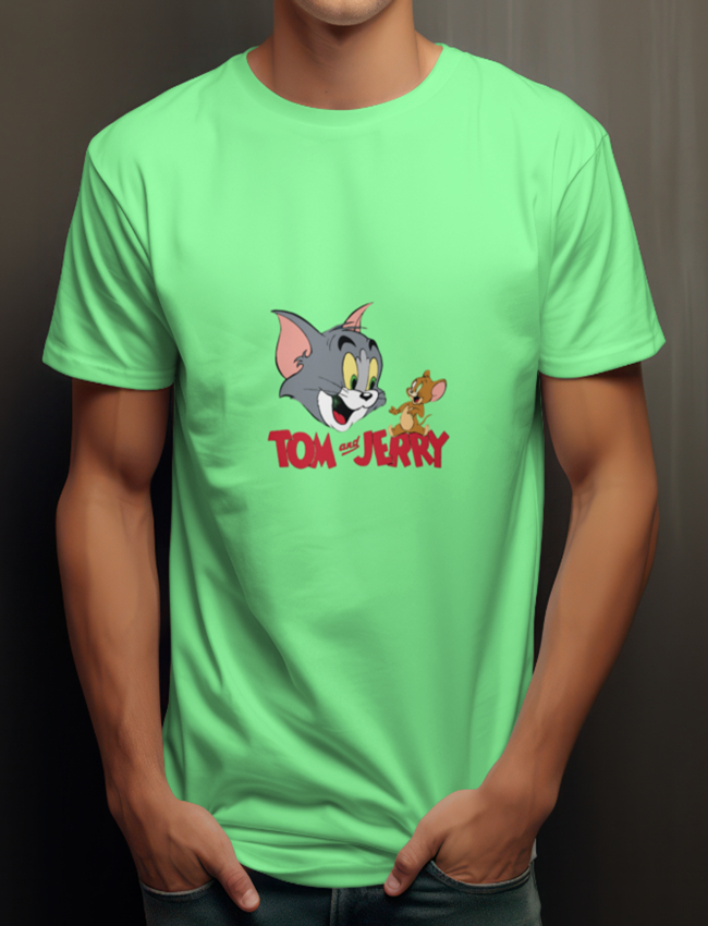 Tom & Jerry Designed T-Shirt