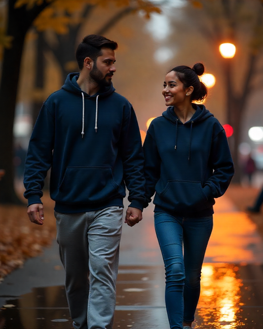 Navy Blue Hoodies for Men and Women