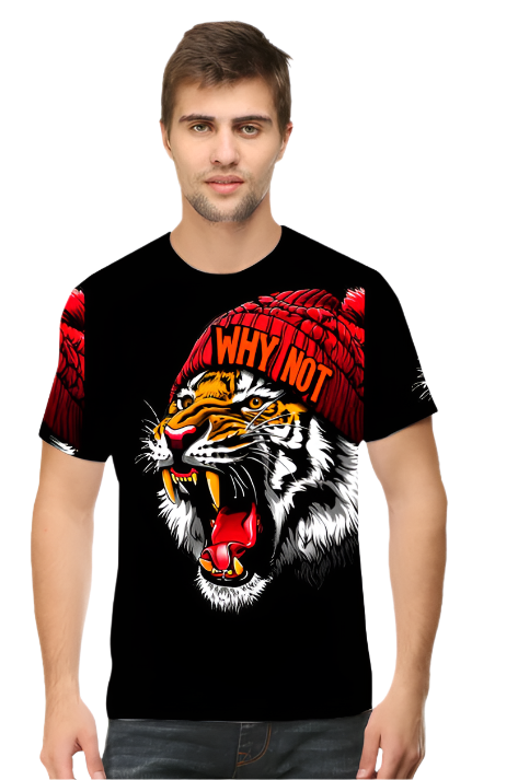 Tiger printed t-shirt for men