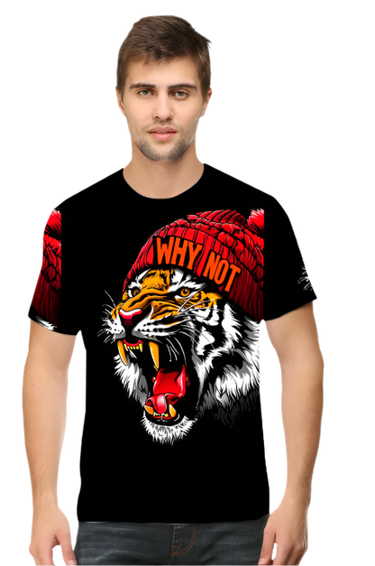 Tiger printed t-shirt for men