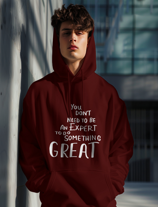 Great Quote Unisexual Printed Hoodie Sweatshirt